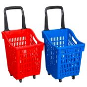 Shopping Trolley with Four Wheels