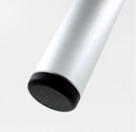 MODEL MT-112 SIZE 45 mm ROUND RIBBED INSERTS END CAPS FOR DESKS, TABLES & CHAIR LEGS