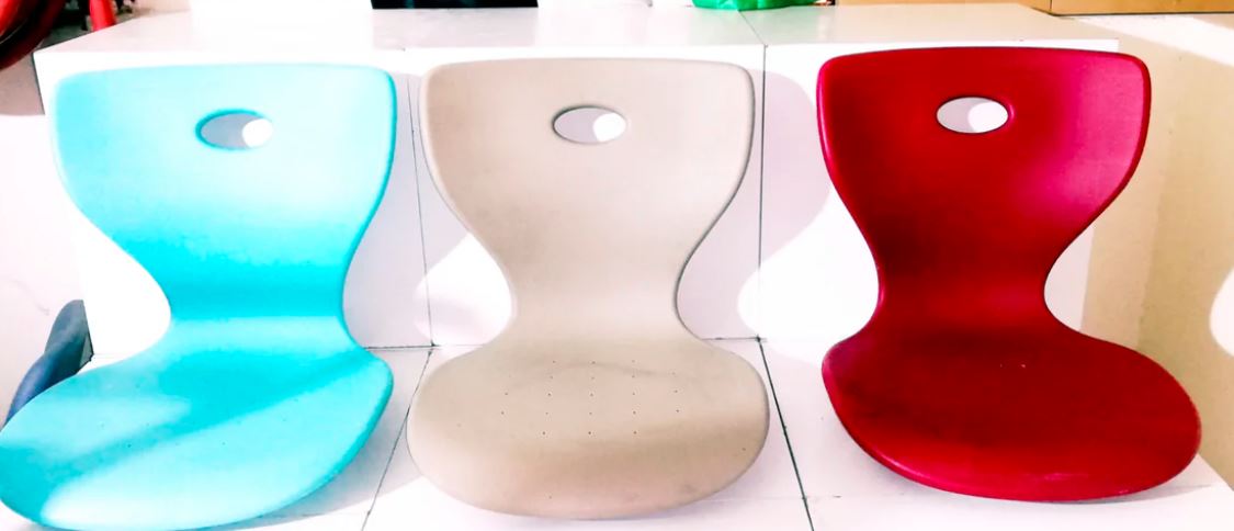 MODEL MT-802-B Size 42*42*42 cm High quality Custom Blow mold plastic school seat shell