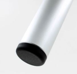 MODEL MT-102 SIZE 21MM ROUND RIBBED INSERTS END CAPS FOR DESKS, TABLES & CHAIR LEGS
