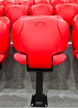 TIP-UP Folding Double Wall Backrest Stadium Chair MT-2035