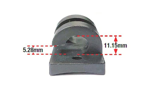 NET HOOK WITH DOUBLE FIXINGS, FOR STEEL GOALS