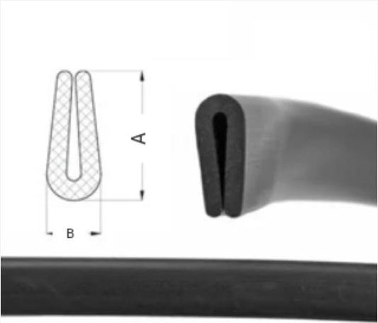 With U SHAPE for Rubber Sealing Strip window rubber seal